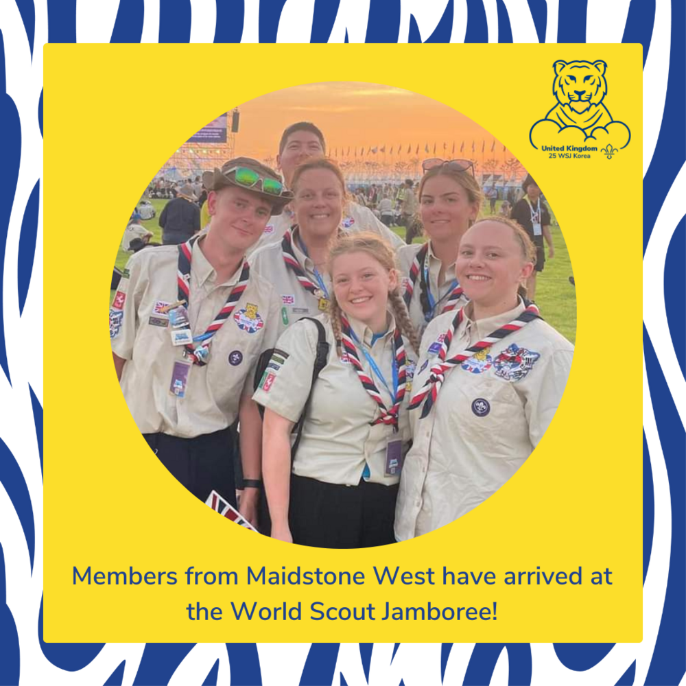 Maidstone West Arrives At The World Scout Jamboree!